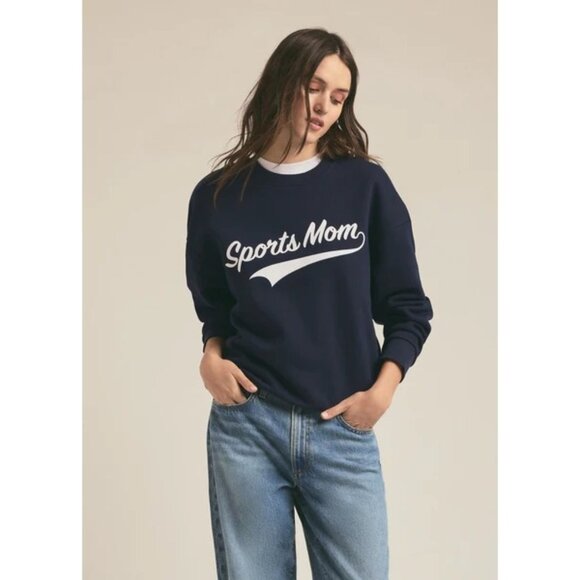 Favorite Daughter SPORTS MOM SWEATSHIRT Size Small - Picture 1 of 5